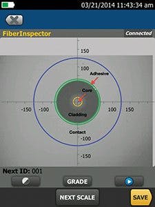 Figure 1. Inspect all connector elements for visible contamination. Figure 1. Inspect all connector elements for visible contamination.
