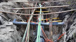 Underground pipes and cables