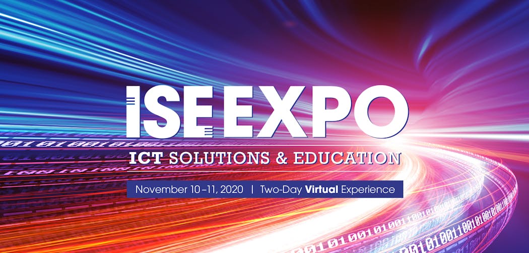 ISE EXPO 2020 graphics with dates