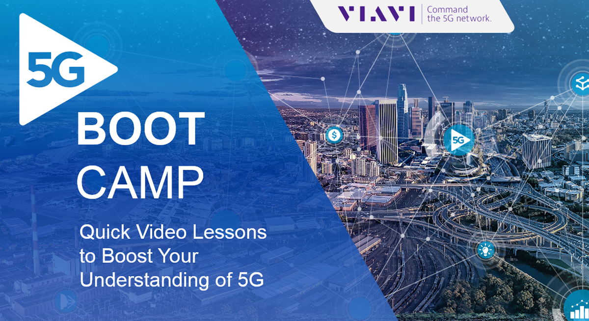 VIAVI 5G Bootcamp Video Series, sized for Eblast