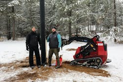 Using ultra-lightweight composite towers reduces crew size to two or three people, requires much less equipment, and cuts installation time per tower dramatically. Using ultra-lightweight composite towers reduces crew size to two or three people, requires much less equipment, and cuts installation time per tower dramatically.