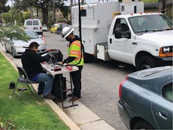 Urban splicing in the streets. Urban splicing in the streets.