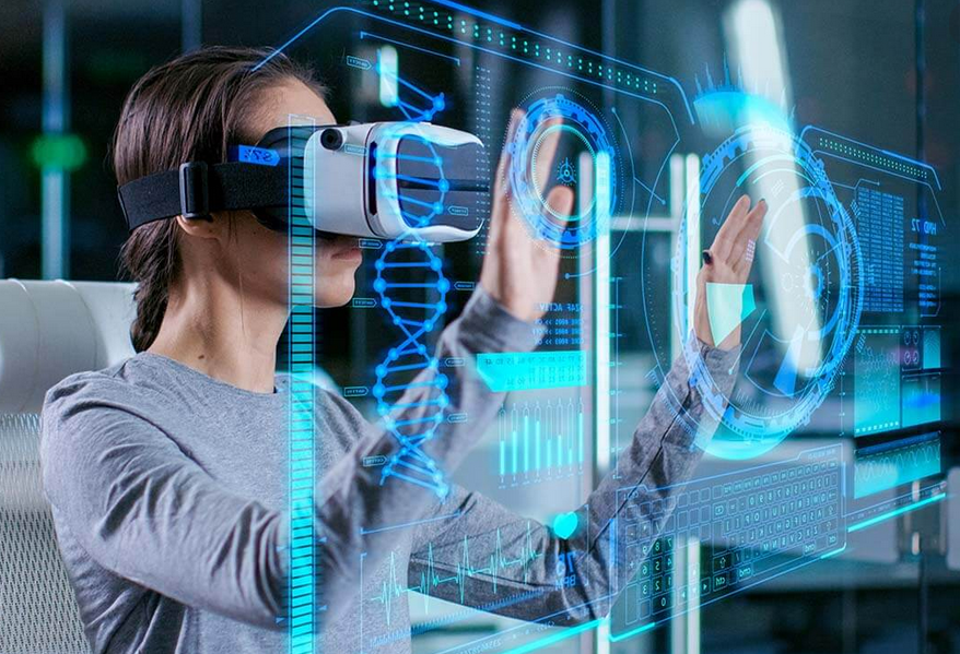 With AR/VR technologies, organizations can build digital twins for the metaverse.