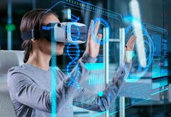 With AR/VR technologies, organizations can build digital twins for the metaverse. With AR/VR technologies, organizations can build digital twins for the metaverse.