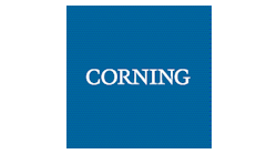 Corning Logo Blue Box