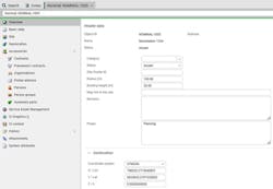Figure 1. Main nominal tab in navigator in FNT Command. Figure 1. Main nominal tab in navigator in FNT Command.