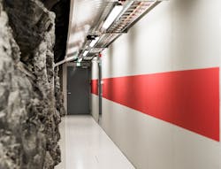 The Rock, a Verne Global Finland data center located in Pori, built inside Finnish bedrock in an underground network of tunnels and equipped with its own solar power plant.