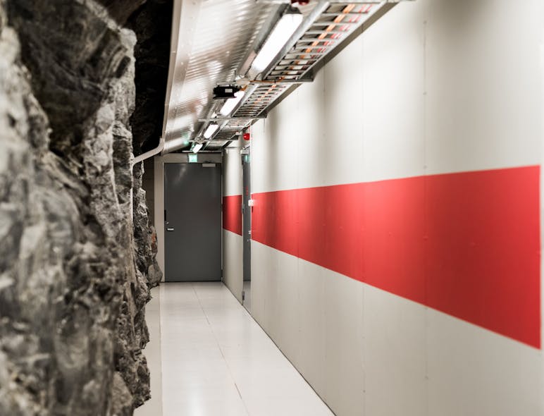 The Rock, a Verne Global Finland data center located in Pori, built inside Finnish bedrock in an underground network of tunnels and equipped with its own solar power plant.