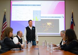 Cano addressing his executive team in their bi-weekly managers meeting. Cano addressing his executive team in their bi-weekly managers meeting.