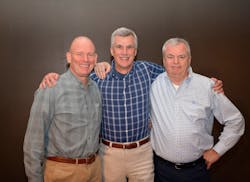 Pictured left to right: Bob Mudge, Chief Executive Officer, Chris Creager, Advisor and Board Member, and Tom Maguire, Chief Operating Officer. Pictured left to right: Bob Mudge, Chief Executive Officer, Chris Creager, Advisor and Board Member, and Tom Maguire, Chief Operating Officer.