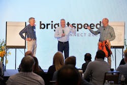 Chris, Tom, and Bob (left to right) at Brightspeed's inaugural senior leadership meeting, Connect 2023. Chris, Tom, and Bob (left to right) at Brightspeed's inaugural senior leadership meeting, Connect 2023.