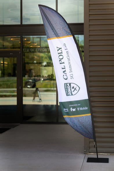 Cal Poly Innovation Lab in Partnership with AWS, Federated Wireless, and T-Mobile. (Courtesy of Cal Poly)