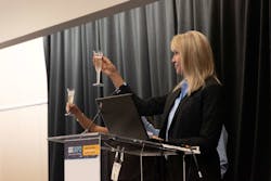 Editor-in-Chief Sharon Vollman raises a toast to the Honorees. Editor-in-Chief Sharon Vollman raises a toast to the Honorees.