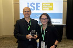 Steve Tongish and Heather Kimiecik from IQ Geo. Steve Tongish and Heather Kimiecik from IQ Geo.