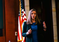 Jennifer presenting to legislative staffers on rural broadband realities. Jennifer presenting to legislative staffers on rural broadband realities.