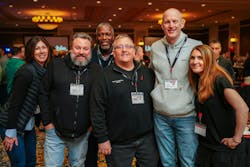 2024 Mid-Atlantic North Region Kickoff and Networking Event. Pictured left to right: Nicole D&apos;Amour, William Lesiak, Cary Skinker, Doug Sullivan, Tom MacNabb, and Eva Teggart.