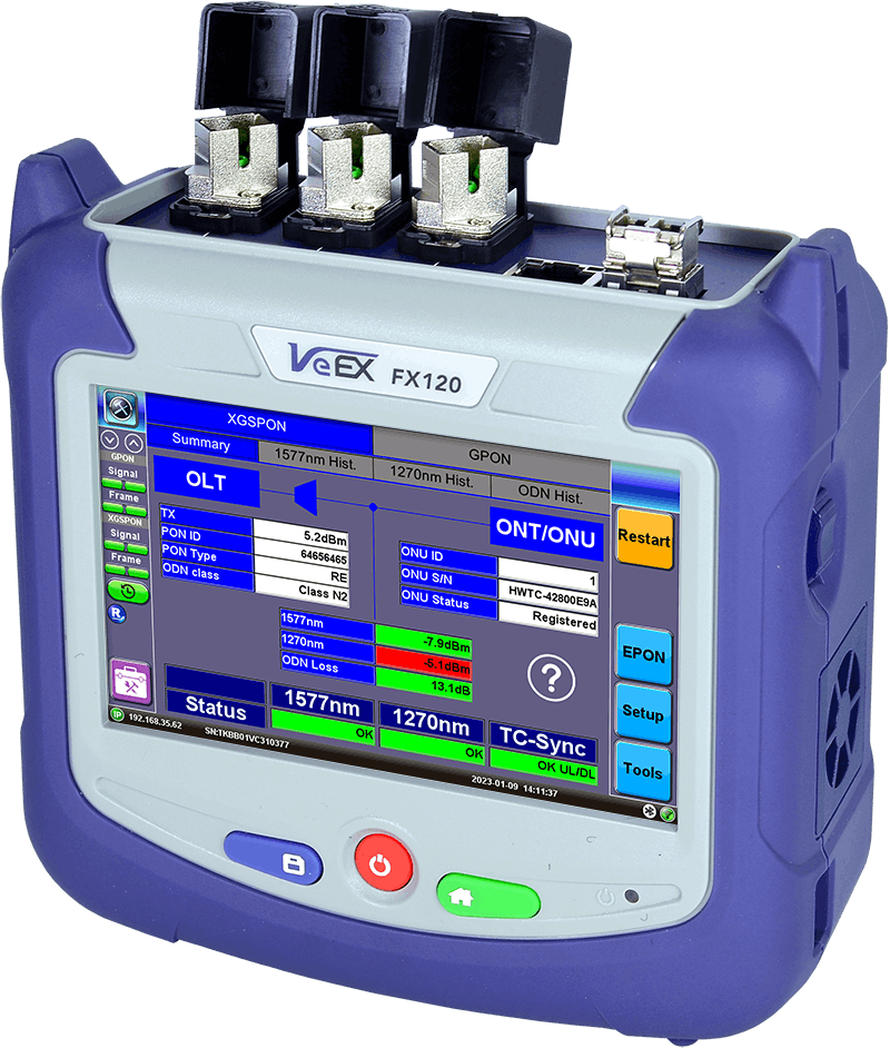 FX120 PON Analyzer & Multi-Gig Service QoE Test Set | ICT Solutions ...