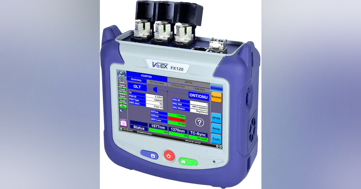 Gig Testing Image FX120 PON Analyzer & Multi-Gig Service QoE Test Set | ICT Solutions ...