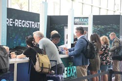 ISE EXPO 2024 registration at the Kay Bailey Hutchison Convention Center, Dallas, TX. Telecom professionals were geared up and ready to learn, explore solutions and network. ISE EXPO 2024 registration at the Kay Bailey Hutchison Convention Center, Dallas, TX. Telecom professionals were geared up and ready to learn, explore solutions and network.