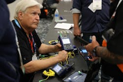 Hands-on fiber training, sponsored by SCTE, returned for its 2nd year at ISE EXPO. The program consisted of classroom sessions, small groups and hands-on activities. Hands-on fiber training, sponsored by SCTE, returned for its 2nd year at ISE EXPO. The program consisted of classroom sessions, small groups and hands-on activities.