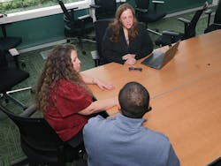 Bailey reviews BEAD program prequalification process for broadband providers with team. Bailey reviews BEAD program prequalification process for broadband providers with team.