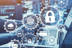 Internet network security concept with icons of secure access, biometrics password technology, data protection against cyber attack, cybersecurity Internet network security concept with icons of secure access, biometrics password technology, data protection against cyber attack, cybersecurity