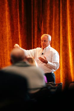 Tom Maguire addresses the Brightspeed senior leadership team. Tom Maguire addresses the Brightspeed senior leadership team.