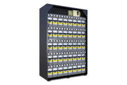 C&D Technologies' battery cabinet. C&D Technologies' battery cabinet.