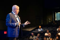 Keynote speaker Tom Maguire, Brightspeed. Keynote speaker Tom Maguire, Brightspeed.