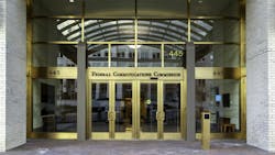 Entrance to Federal Communications Commission in Washington, D.C., USA Entrance to Federal Communications Commission in Washington, D.C., USA