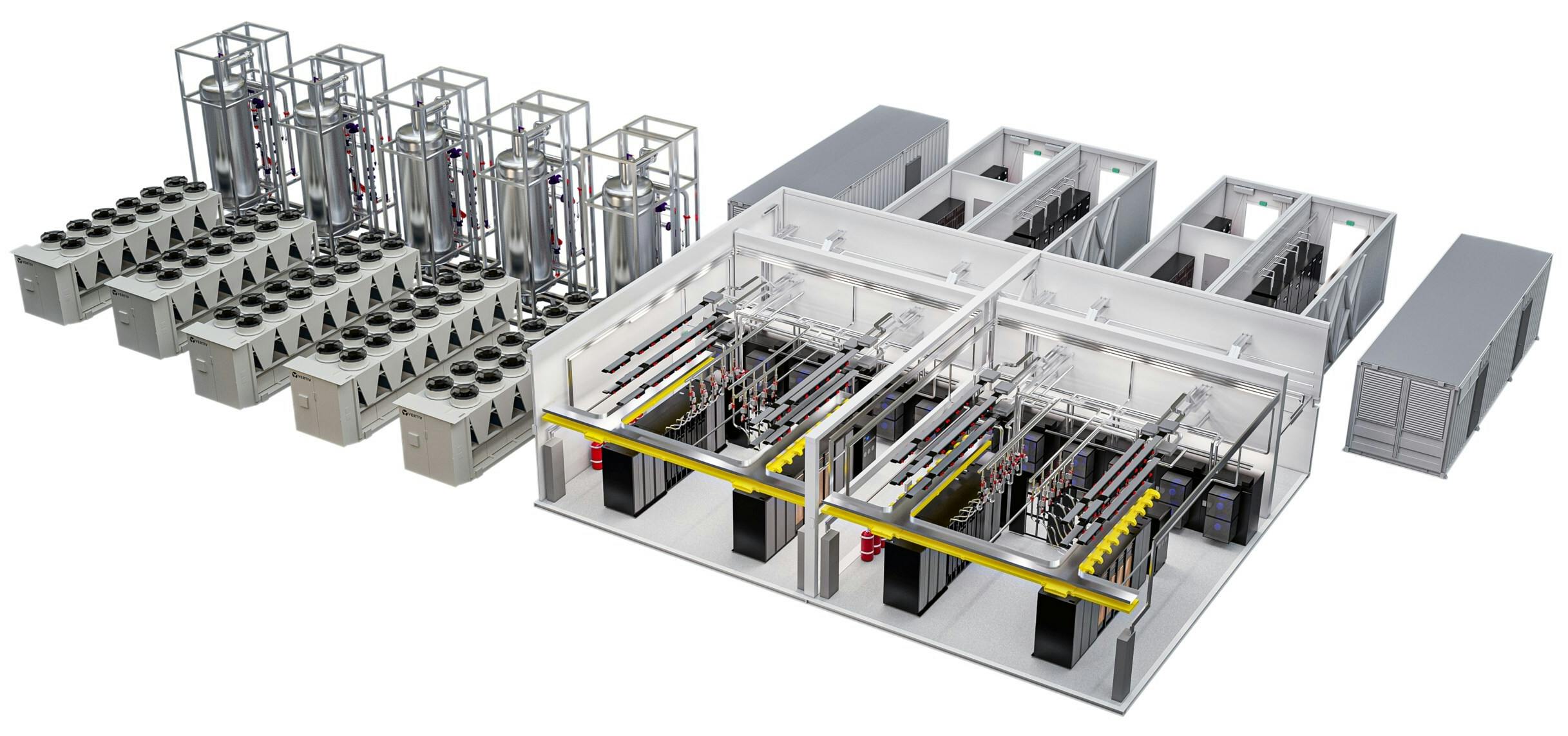 Vertiv Expands MegaMod HDX for AI Data Centers