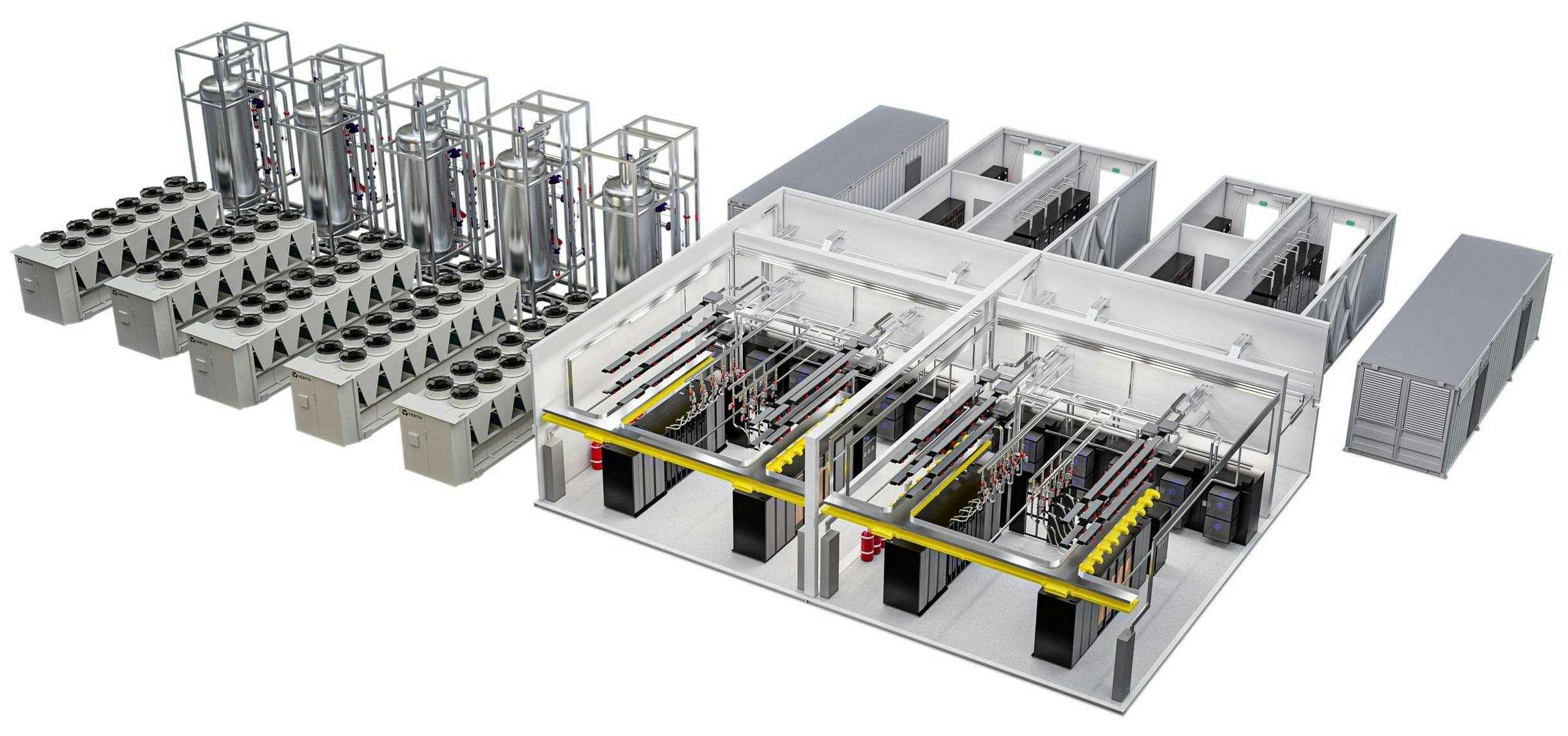 Vertiv Expands MegaMod HDX for AI Data Centers