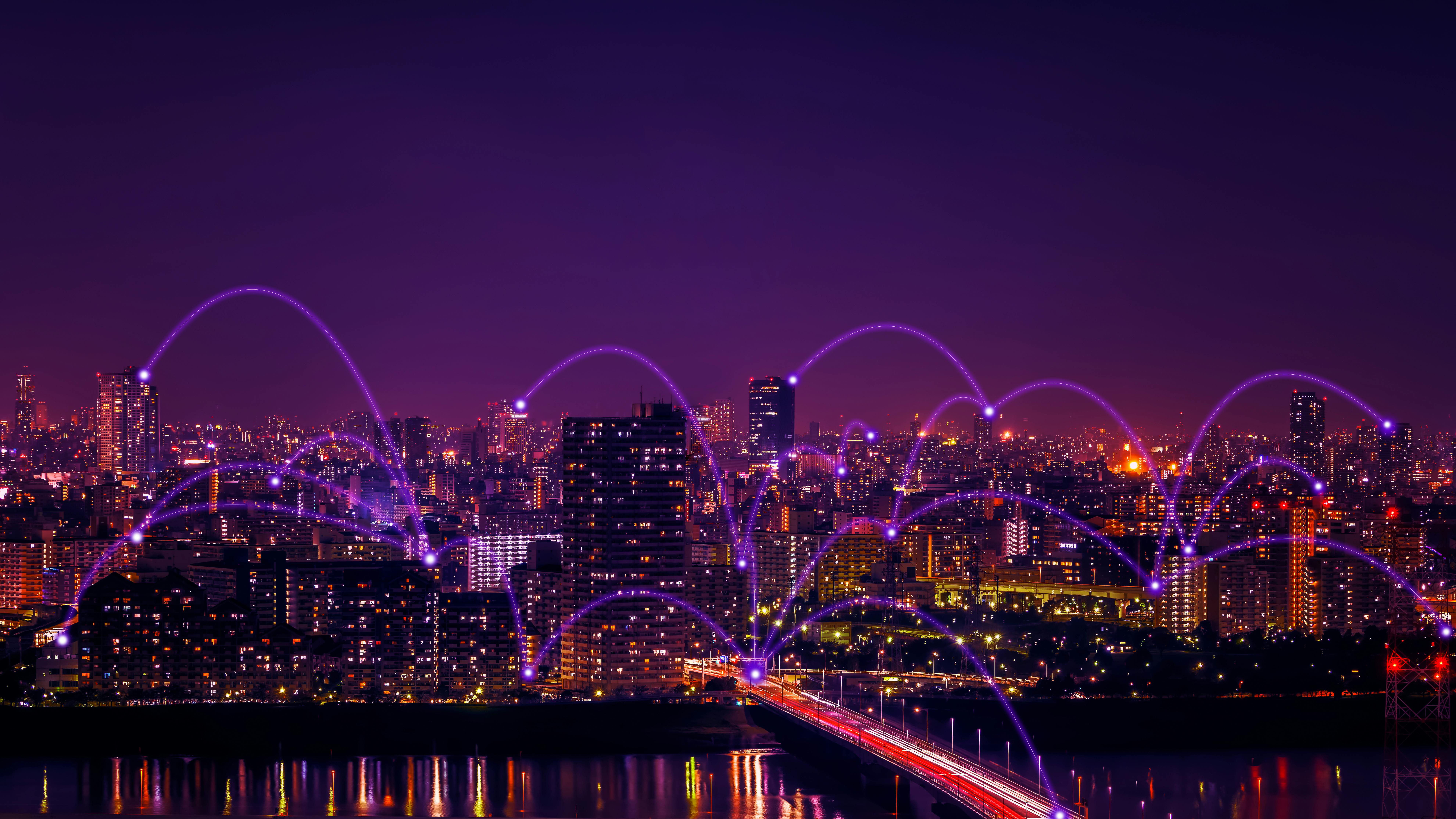 Advanced communication and global internet network connection in smart city