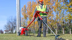 A hydraulic earth drill with a high-torque anchor handle and utility anchor adapter can significantly improve safety for anchor installation.